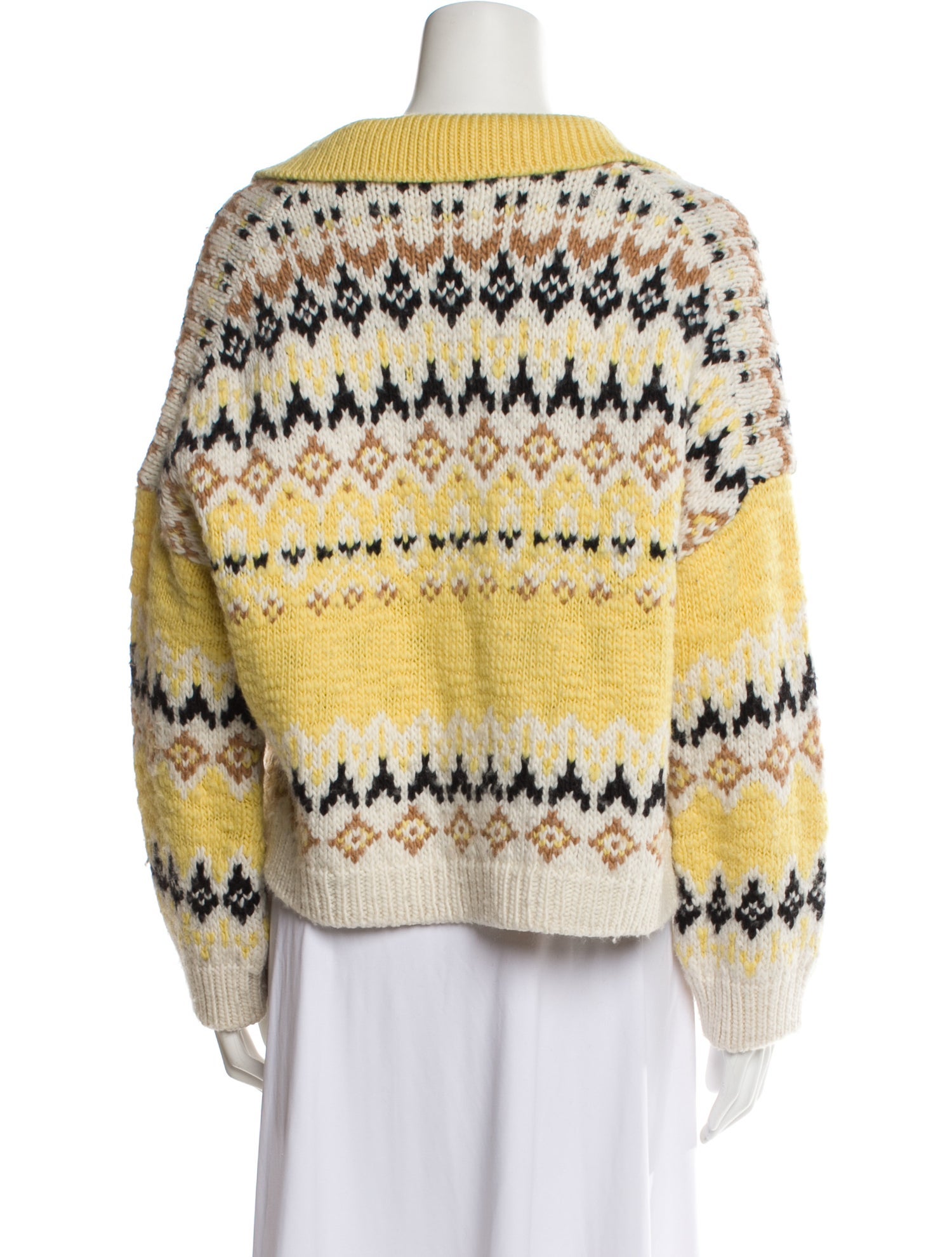 A.L.C. Merino Wool Striped Sweater